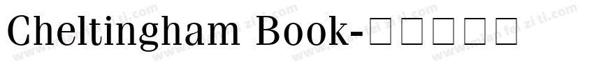 Cheltingham Book字体转换